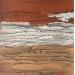 Painting Carré d'Ocre IV by CMalou | Painting Subject matter Minimalist Sand