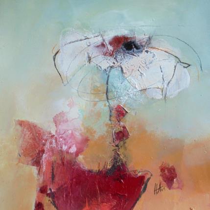 Painting Je t'aime moi aussi by Han | Painting Abstract Acrylic, Gluing Nature