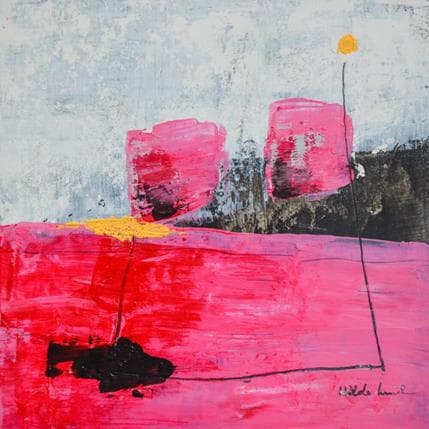 Painting MA 04 by Wilms Hilde | Painting Abstract Mixed Minimalist