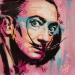 Gemälde Dali von Sufyr | Gemälde Street art Pop-Ikonen Graffiti Posca