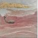 Gemälde BELLINI von Roma Gaia | Gemälde Naive Kunst Minimalistisch Acryl Sand