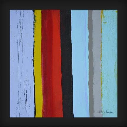 Peinture N 149 par Wilms Hilde | Tableau Abstrait Mixte minimaliste
