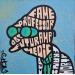Painting Dr Farnsworth by Cmon | Painting Pop-art Pop icons Graffiti Acrylic Posca