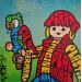 Gemälde Playmobil Pirate von Cmon | Gemälde Pop-Art Pop-Ikonen