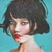 Painting 39 by Haelyn Y | Painting Figurative Acrylic Portrait