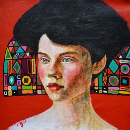 Painting 13 by Haelyn Y | Painting Figurative Acrylic Portrait