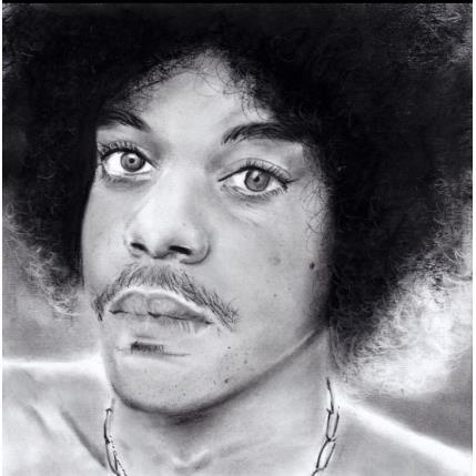Painting Prince by Stoekenbroek Denny | Painting Figurative Charcoal Black & White, Pop icons