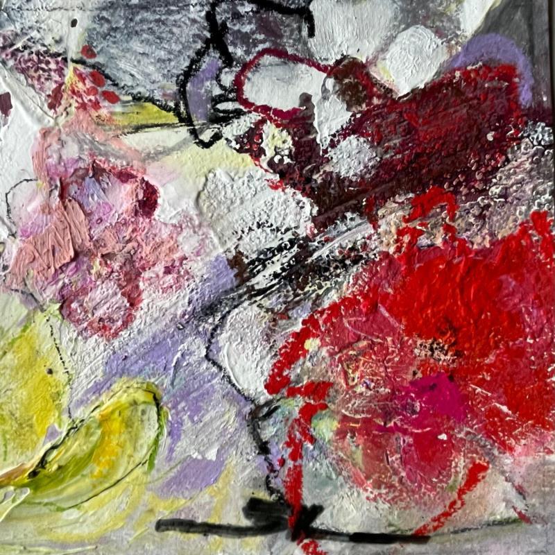 Gemälde Rose, rose, rose von Kerbastard Béatrice | Gemälde Figurativ Akt Öl Acryl Pastell Zeichenkohle