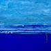 Gemälde Ocean dreams von Dravet Brigitte | Gemälde Abstrakt Marine Minimalistisch Acryl