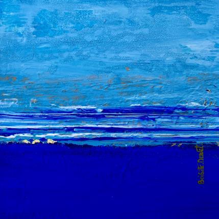 Painting Ocean dreams by Dravet Brigitte | Painting Abstract Acrylic Marine, Minimalist, Pop icons