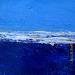 Gemälde It was like a blue dream von Dravet Brigitte | Gemälde Abstrakt Minimalistisch Acryl