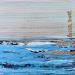 Painting Seaside by Dravet Brigitte | Painting Abstract Minimalist Acrylic