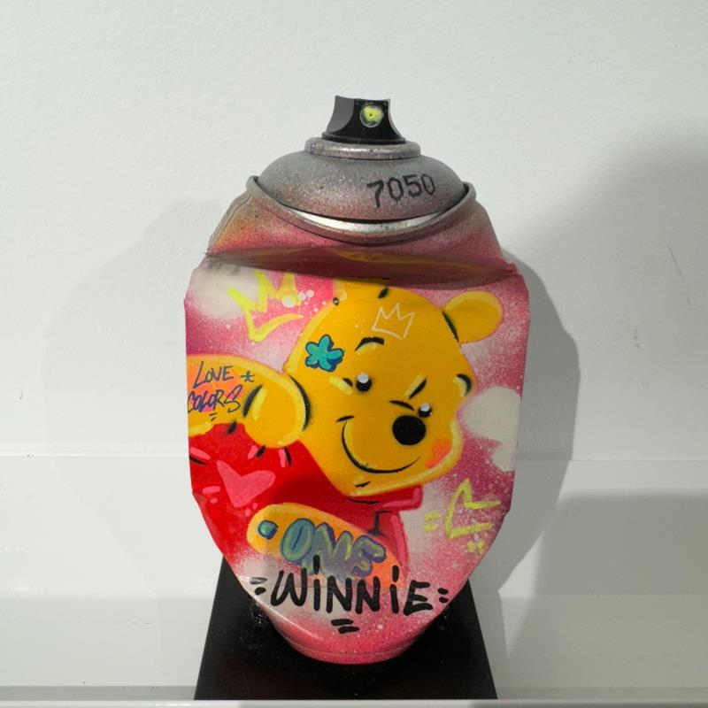 Sculpture WINNIE par Kedarone | Sculpture Pop-art Icones Pop Graffiti Acrylique