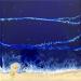 Painting Azur klein by Aurélie Lafourcade painter | Painting Impressionism Marine Minimalist Acrylic Resin