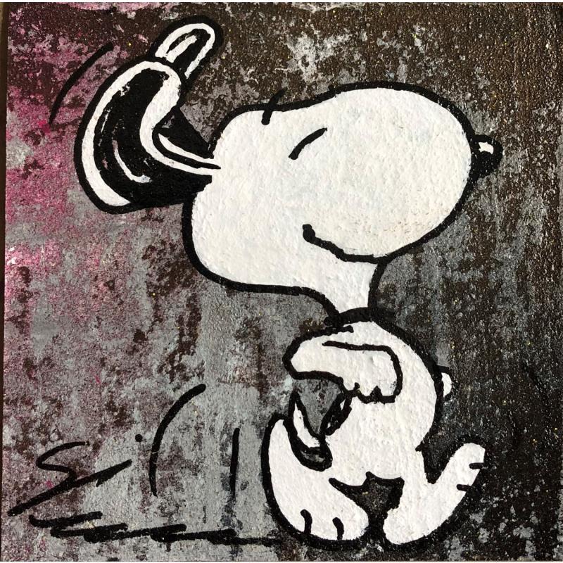 Painting MY FAV SNOOPY by Mestres Sergi | Painting Pop-art Pop icons Graffiti Acrylic