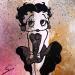 Peinture BETTY par Mestres Sergi | Tableau Pop-art Icones Pop Graffiti Acrylique