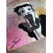 Peinture BETTY par Mestres Sergi | Tableau Pop-art Icones Pop Graffiti Acrylique