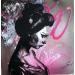 Peinture JAPAN SIGHT par Mestres Sergi | Tableau Pop-art Mode Icones Pop Graffiti Acrylique