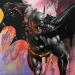 Gemälde I’ M BATMAN von Mestres Sergi | Gemälde Pop-Art Modus Pop-Ikonen Graffiti Pappe Acryl