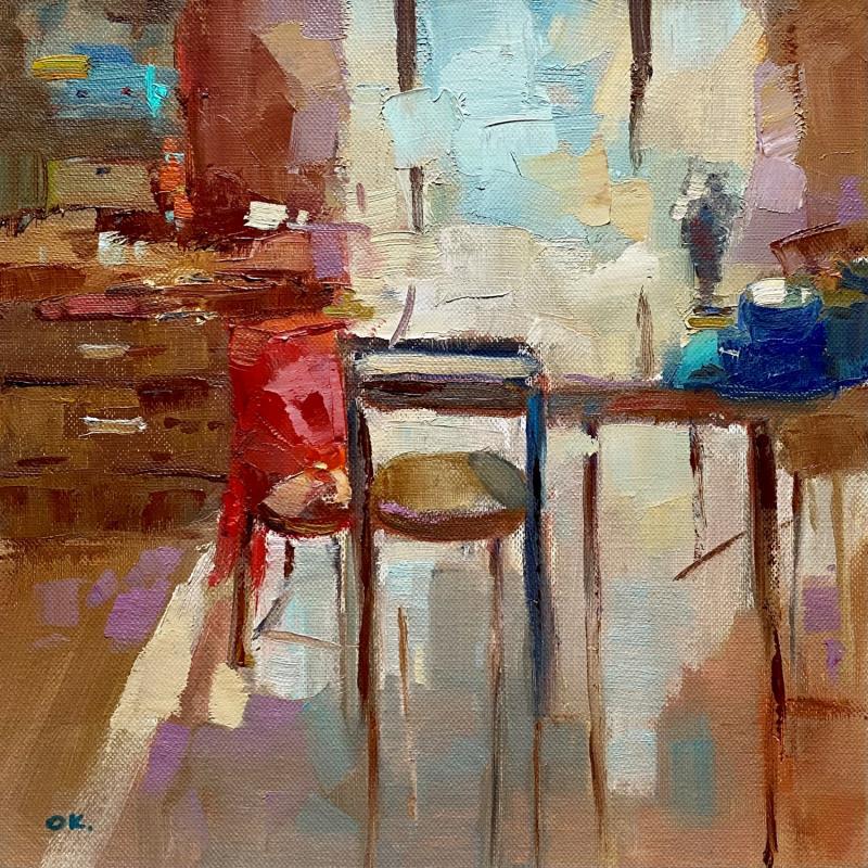 Painting Sunny day by Korneeva Olga | Painting Impressionism Still-life Oil