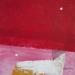 Gemälde abstract red A57 von Wilms Hilde | Gemälde Abstrakt Acryl Collage