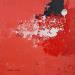 Painting abstract red A 61 by Wilms Hilde | Painting Abstract Acrylic Gluing