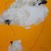 Peinture abstract yellow C 68 par Wilms Hilde | Tableau Abstrait Acrylique Collage