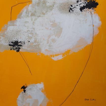 Gemälde abstract yellow C 68 von Wilms Hilde | Gemälde Abstrakt Acryl, Collage