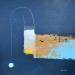 Gemälde abstract blue D 53 von Wilms Hilde | Gemälde Abstrakt Acryl Collage