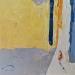 Peinture La rue en blue par Tomàs | Tableau Abstrait Urbain Scènes de vie Huile