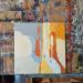 Painting Deux femmes by Tomàs | Painting Abstract Urban Life style Oil