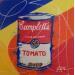 Gemälde Tomato von Revel | Gemälde Pop-Art Acryl Posca