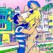 Peinture Miami love par Revel | Tableau Pop-art Scènes de vie Acrylique Posca