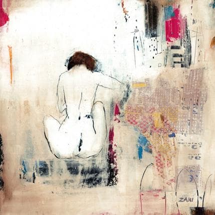 Painting In the town3 by Zani | Painting Figurative Acrylic Nude