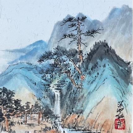 Painting Landscape  by Yu Huan Huan | Painting Figurative Ink Landscapes