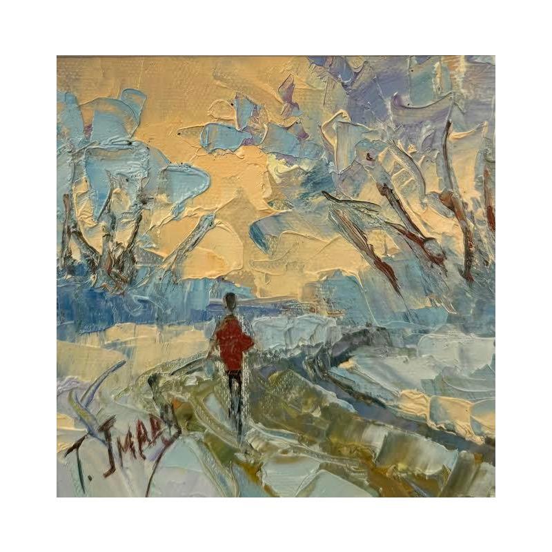 Peinture Gélido invierno par Jmara Tatiana | Tableau Figuratif Huile