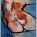 Painting Furtive by Chaperon Martine | Painting Figurative Nude Acrylic