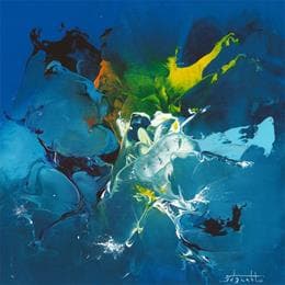 Bleu de Prusse by Thierry Zdzieblo (2021) : Painting Acrylic