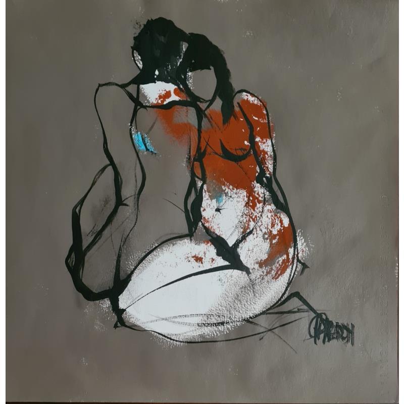 Painting Amour 4 by Chaperon Martine | Painting Figurative Nude Acrylic