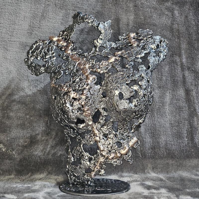 Skulptur Pavarti Armoise von Buil Philippe | Skulptur Figurativ Bronze, Metall Modus