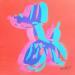 Gemälde Multi koons rouge von Wawapod | Gemälde Pop-Art Pop-Ikonen Acryl Posca