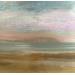 Peinture Vent plage du Lido  par Mahieu Bertrand | Tableau Figuratif Paysages Métal