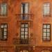 Peinture Fenêtres et balcons  par De León Lévi Marcelo | Tableau Figuratif Urbain Aquarelle