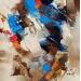Gemälde Color speed von Virgis | Gemälde Abstrakt Minimalistisch Öl