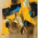 Peinture Yellow par Virgis | Tableau Abstrait Minimaliste Huile