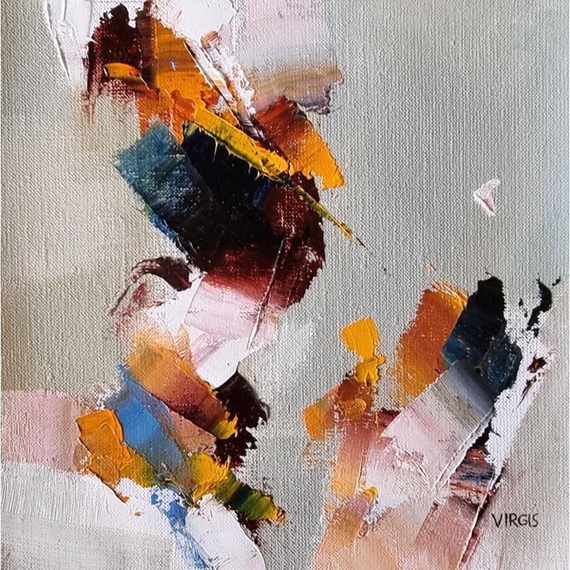Painting Rebellious by Virgis | Painting Abstract Minimalist Oil
