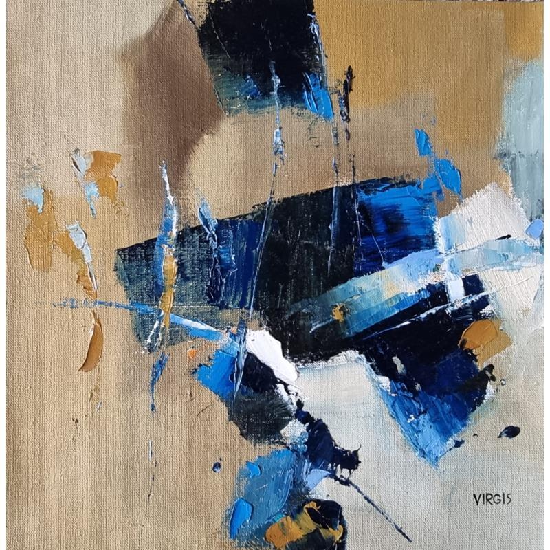 Painting Starting point by Virgis | Painting Abstract Oil Minimalist