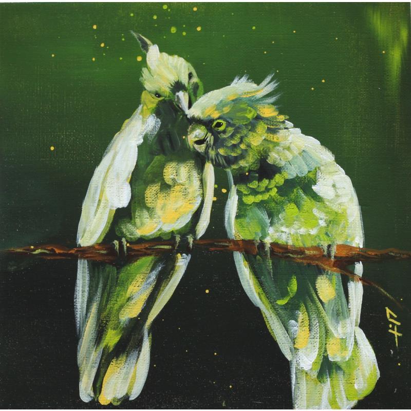 Painting Salvador et Dali by CLOT | Painting Figurative Animals Acrylic