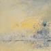 Peinture Glaces millénaires par Gaussen Sylvie | Tableau Abstrait Paysages Minimaliste Huile