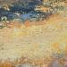 Painting Coucher de soleil sur le récif by Gaussen Sylvie | Painting Abstract Landscapes Marine Oil